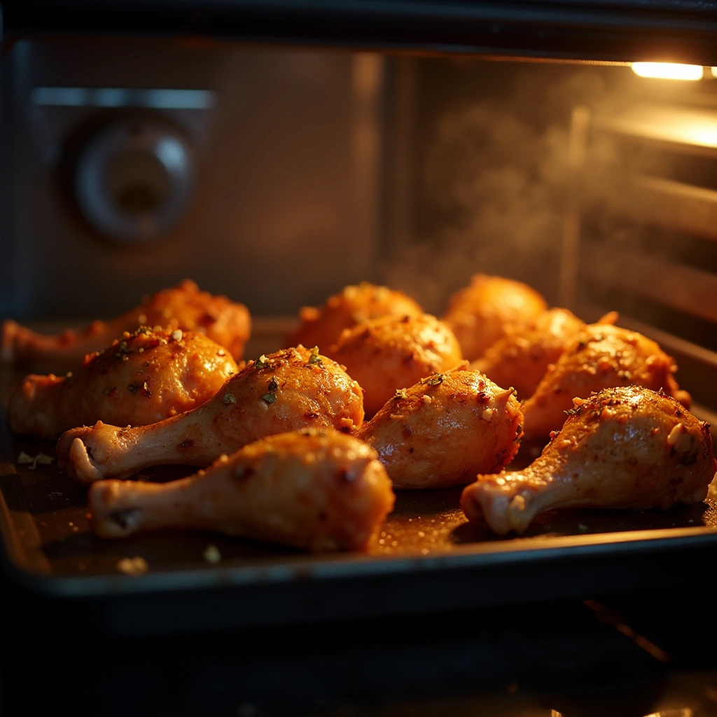 chicken legs in oven